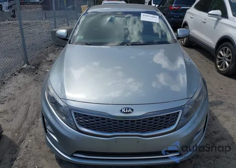 2015 Kia Optima Hybrid z USA, uszkodzony, nr VIN KNAGM4AD5F5077385